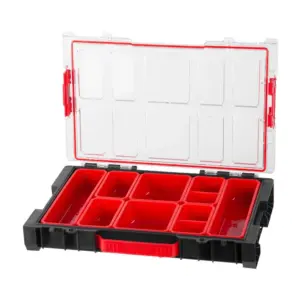 Qbrick System PRO Organizer 100 je najkompaktnejší model v rade PRO. Najdôležitejšími prednosťami tohto organizéra sú patentovaný Easy Access System