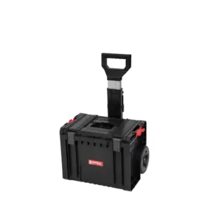 Qbrick System PRO Cart je mobilný kufrík na kolieskach s teleskopickou hliníkovou rukoväťou