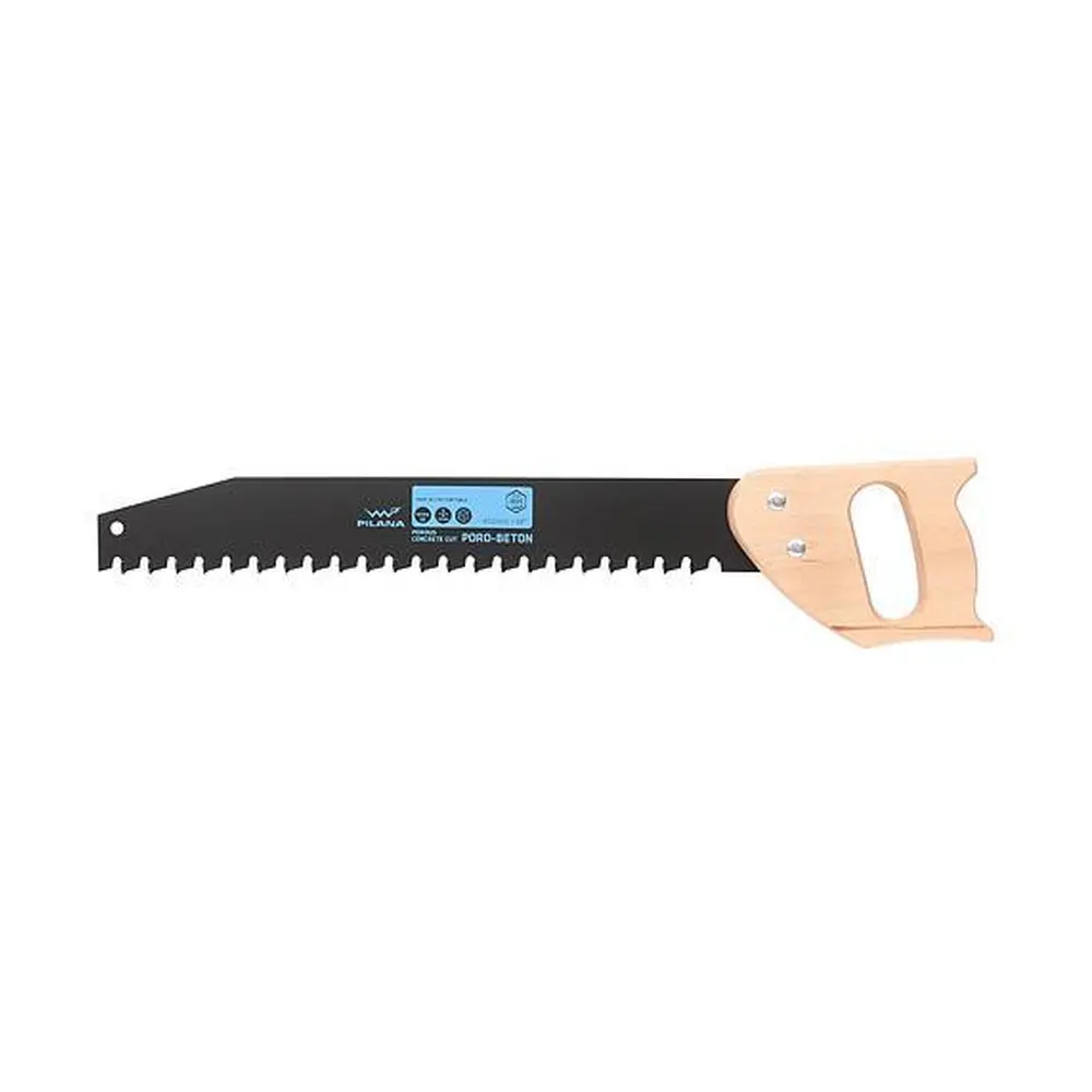 S pílou Pilana® 22 5287 s dĺžkou 450 mm a 11 zubami na pórobetónových materiáloch dosiahnete presné a efektívne rezanie. Je ideálna na práce v stavebníctve a remeselných dielňach vďaka kvalitným SK plátkam.