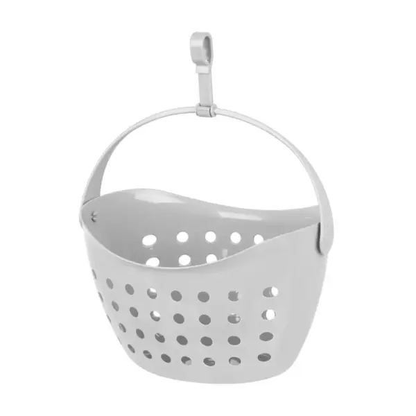 <p>Šikovný košík na štipce s praktickým horným úchytom na zavesenie. Materiál: plast. Farba: mix farieb sivá/béžová/ružová. Rozmery: 21x16