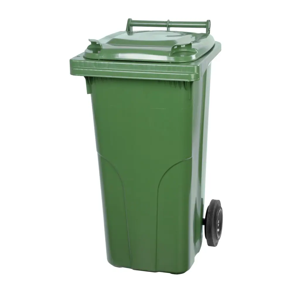Nádoba Europlast 120 litrov je ideálnym riešením pre triedenie odpadu doma alebo v kancelárii. Vyhotovená z odolného materiálu HDPE a v zelenej farbe