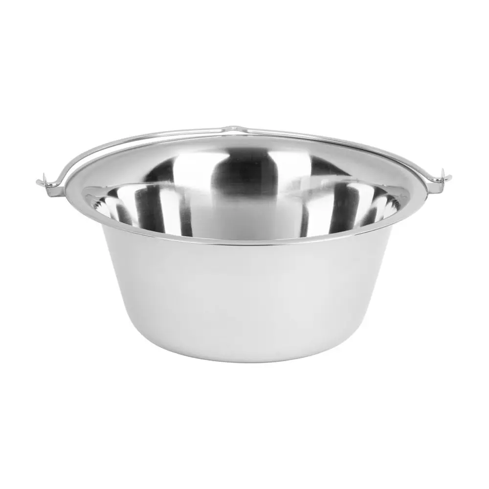 Nerezový kotlík :- priemer: 41 cm- výška: 19 cm- objem: 13 litrov