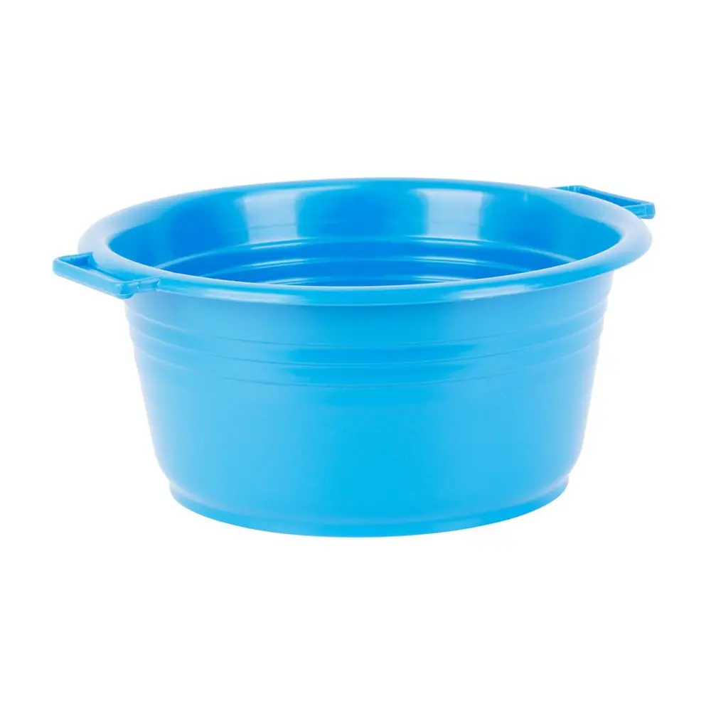 Klasický okrúhly lavor na prádlo s rúčkami či iné predmety s objemom 15 litrov. Mix farieb. Rozmery: 44x18 cm.