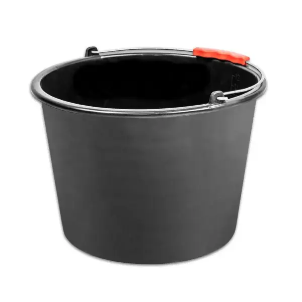 <p>Stavebné vedro má mnohostranné využitie na stavbe. Je vyrobené zo silného plastu. Plastový úchyt pre pohodlnejšie prenášanie. Objem: 12 litrov.</p>