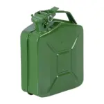 Kanister JerryCan je určený na prepravu rezervných PHM -benzínu alebo nafty. Obsahuje bezpečnostnú poistku proti otvoreniu veka. Objem: 5 litrov.