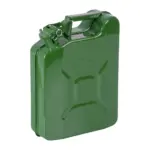 Kanister JerryCan je určený na prepravu rezervných PHM -benzínu alebo nafty. Obsahuje bezpečnostnú poistku proti otvoreniu veka. Objem: 10 litrov.