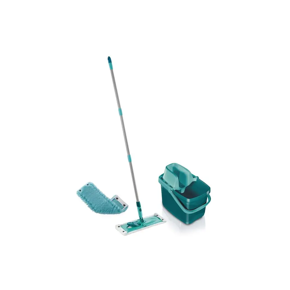 Nový inovovaný set Clean Twist M obsahuje vedro so žmýkacím nástavcom a mopom. Najjednoduchší spôsob upratovania podláh - vhodné najmä na citlivé drevené podlahy. Šetrné upratovanie citlivých podláh. Patentovaná rotačná technológia v rukoväti. Náhrada mopu je suchšia ako u iných upratovacích systémov a nečistoty sú odstredené. Náhrada mopu Super Soft: šetrné na drevo s minimálnou vlhkosťou a jemnou štruktúrou chrániacou podlahu pred poškriabaním. NOVÉ: ľahké uchytenie náhrady cez vrecká a suché zipsy Velcro Funkcionalita zastavenia odstreďovania pre ľahkú kontrolu vlhkosti. 360 ° flexibilný kĺb pre ľahké vytieranie do osmičiek. Spoj umožňujúci ohyb na plocho na čistenie ťažko prístupných miest