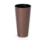 Unikátny industriálny dizajn kvetináčov TUBUS Corten medenej farby.
