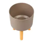 Kvetináč Strend Pro v štýlovej farbe kávový prášok je moderným a praktickým doplnkom do každej záhrady