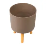 Kvetináč Strend Pro v štýlovej farbe Kávový prášok je moderným a praktickým doplnkom do každej záhrady