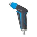 Zavlažovacia pištoľ AQUACRAFT® 750050 Premium je vysoko kvalitný nástroj navrhnutý pre náročné zavlažovacie úlohy. Kombinácia kovového prevedenia a ergonomického dizajnu zaručuje dlhú životnosť a pohodlné používanie.