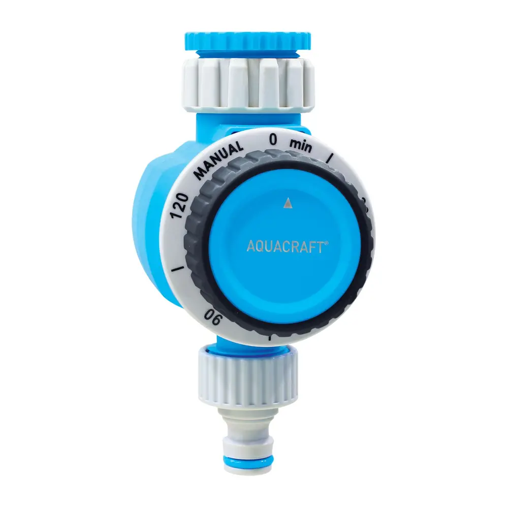 Mechanický záhradný časovač AQUACRAFT® 290070 – jednoduché a pohodlné ovládanie zavlažovania