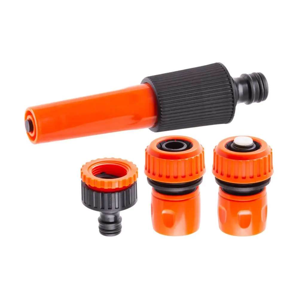 Sada spojok Stredn Pro TS4014B je ideálna pre spojenie hadíc a zariadení s priemerom 3/4". Sada obsahuje 5 dielov
