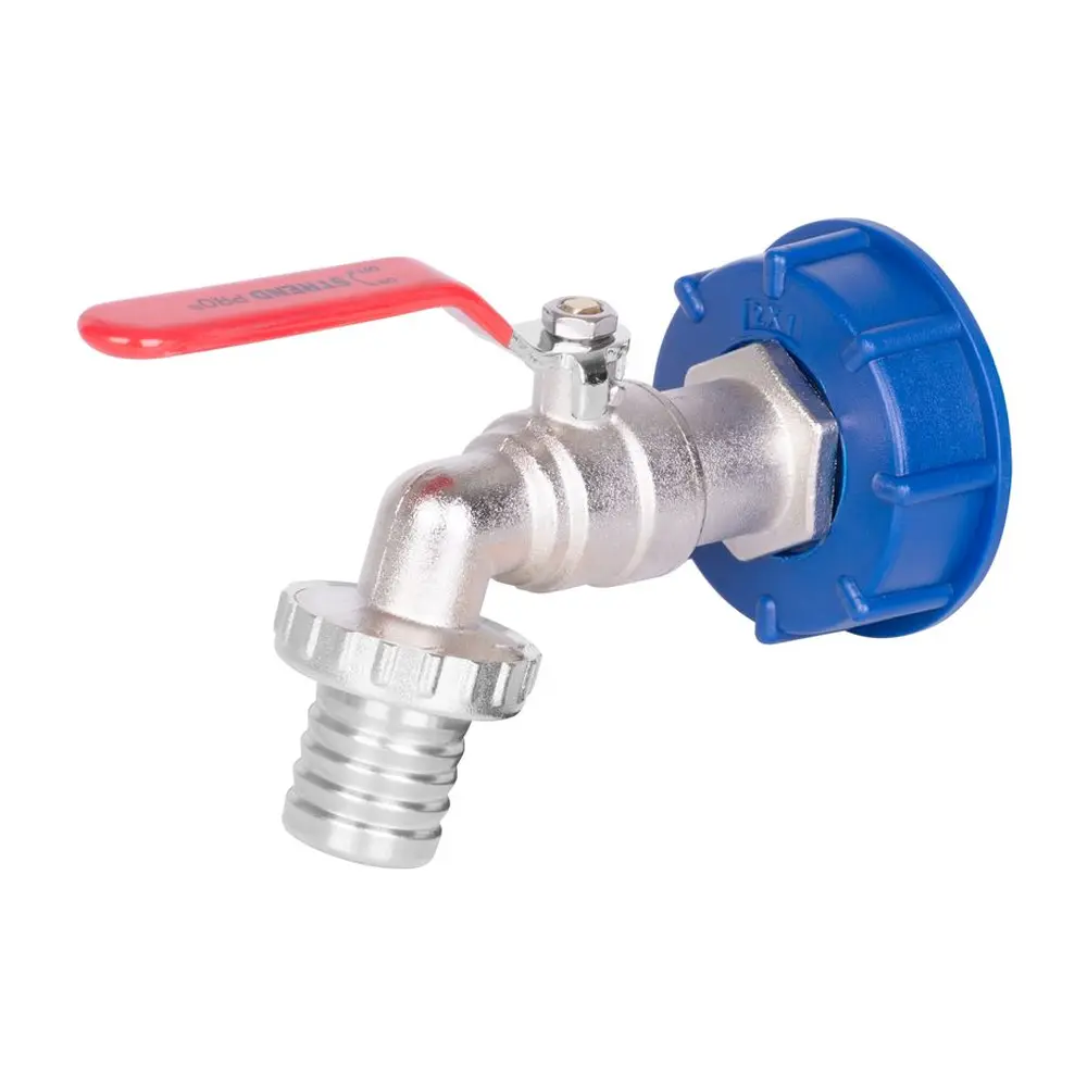 ventil 1 1/4" + plastová redukcia 60 mm + výpust na 1" hadicu