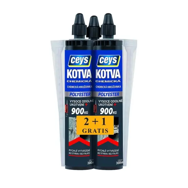 <p>Dvojzložkový tmel v podobe chemickej kotvy na báze polyesteru