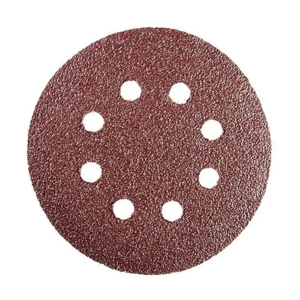 Brúsny výsek okrúhly KONNER s 8 dierami by nemal chýbať vo výbave vašej dielne. Jeho priemer je 125 mm a zrnitosť je P60. Je samolepiaci a balenie obsahuje 10 ks.