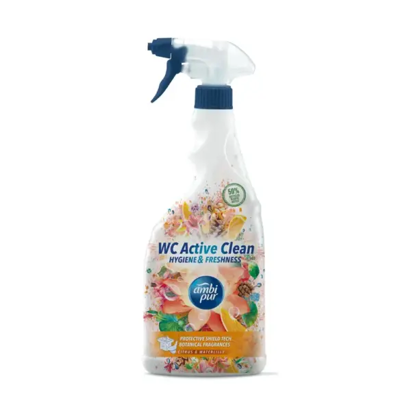 <p><strong>Ambi Pur WC Active sprej Citrón & Lekno 750 ml</strong></p>
