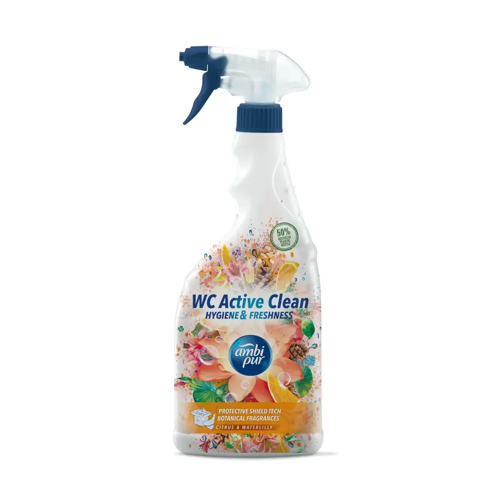 Ambi Pur WC Active sprej Citrón & Lekno 750 ml