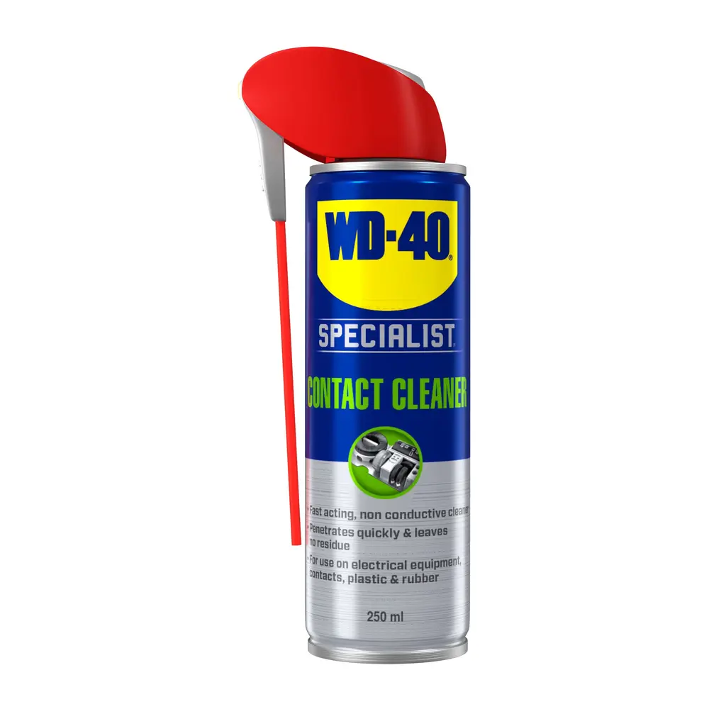 Rýchloschnúci čistič kontaktov v spreji WD-40 je nevodivý sprej