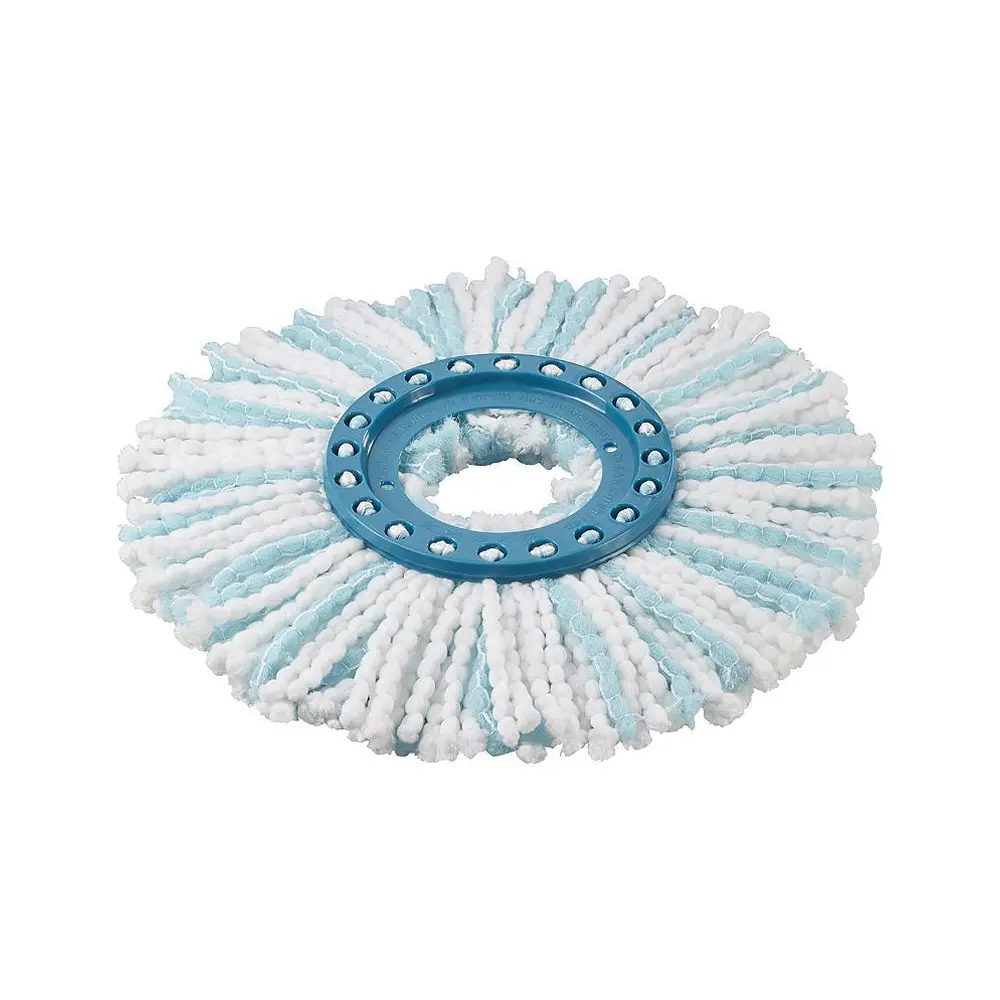 Hlavica z 2 druhov mikrovlákien pre intenzívny vstrebávanie nečistôt a dôkladné čistenie. Ideálny pre čistenie dlaždíc a kamenných podláh. Vhodné pre Clean Twist Disc Mop.