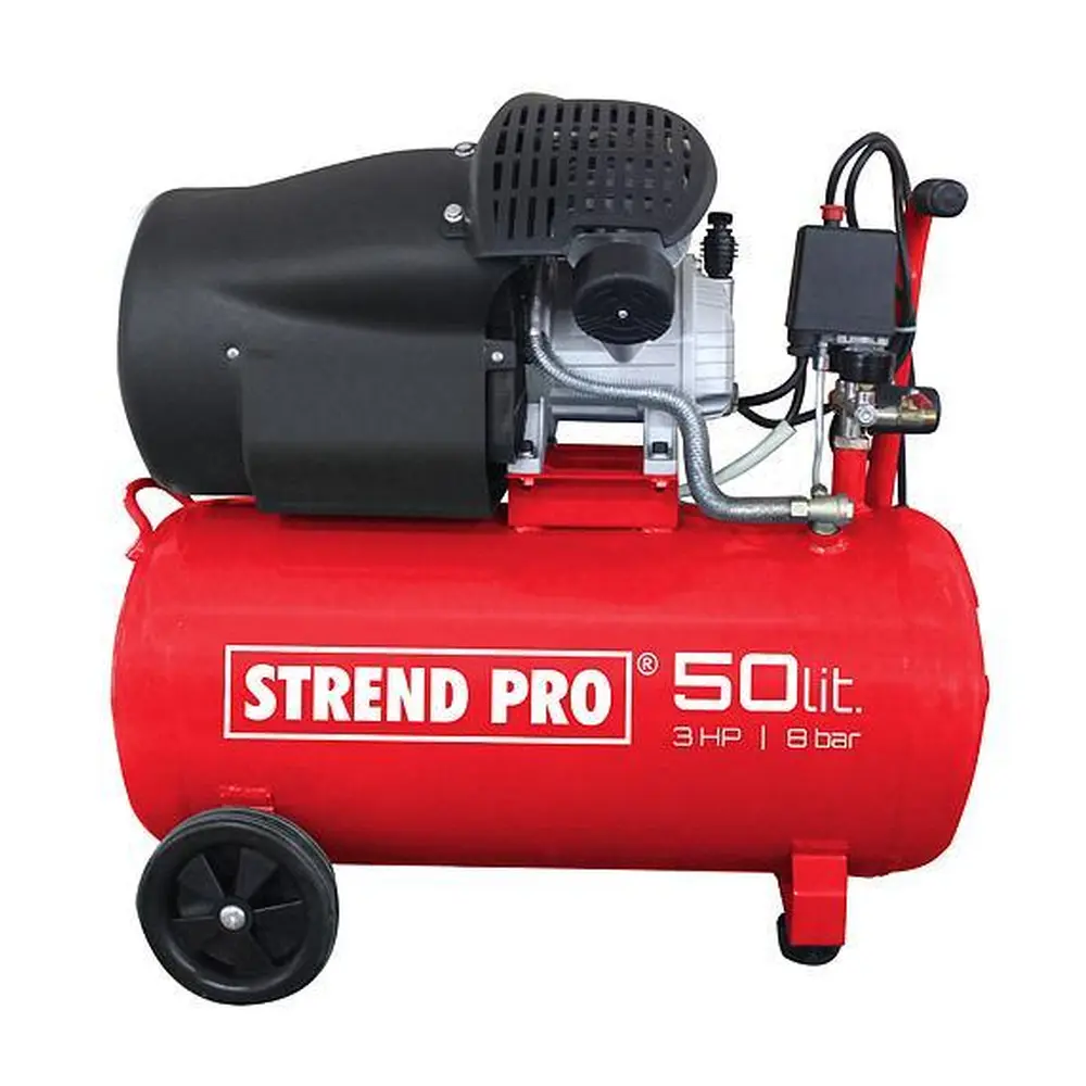 Olejový STREND PRO HSV-50-08 je elektrický vzduchový kompresor určený na výrobu stlačeného vzduchu napr. na pohon pneumatického náradia