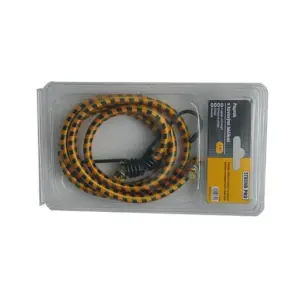 Upínacia guma Strend Pro s oceľovými háčikmi slúži na fixáciu predmetov. Jej priemer je 8 mm a dĺžka je 100 cm.