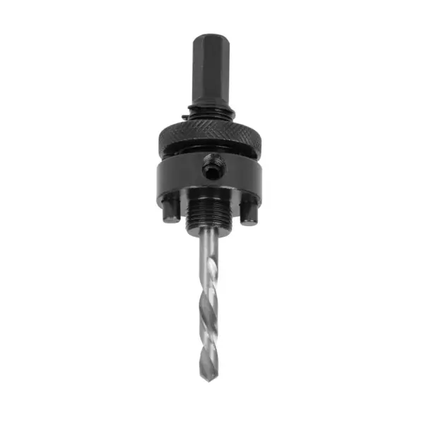 Unášač vyrezávacích koruniek Strend Pro by nemal chýbať vo výbave vašej dielne.Disponuje stopkou  HEX s priemerom 13 mm. Je použiteľný pre korunky s rozmerom 32 - 210 mm.