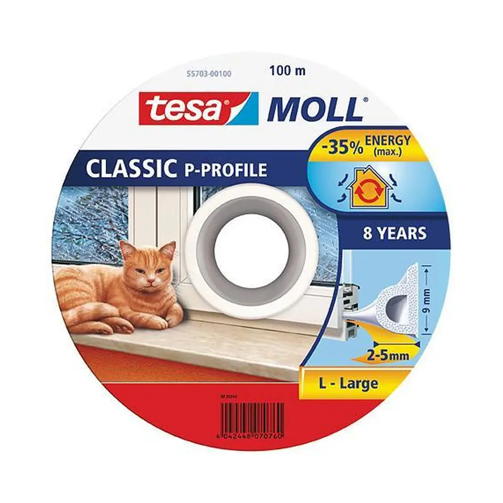 Samolepiace lahko použitelné gumové tesnenie tesamoll® pre okná a dvere. Vysoko kvalitné gumové profily odolávajú väcšine poveternostných podmienok a lahko sa nalepujú.