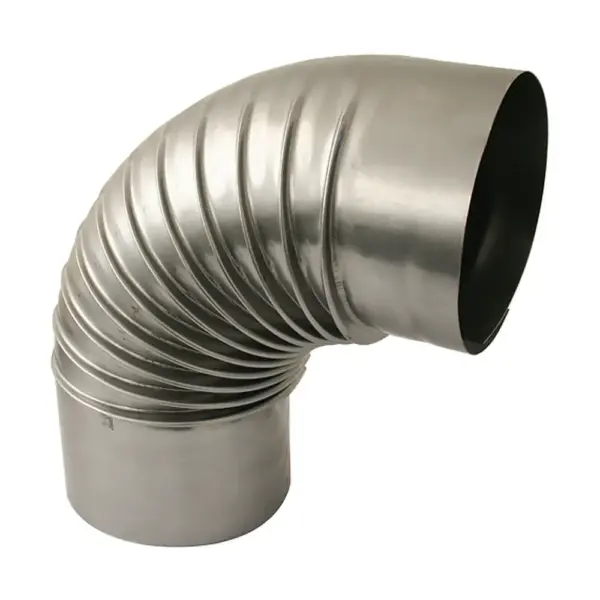 <p>Koleno Dymo 118 mm . Hraje dôležitú úlohu  při odvodu splodín od spotrebičov paliva ako krbov a kachlí. Pri odvodu by nemalo docházať k velkým stratám tlaku a tepla