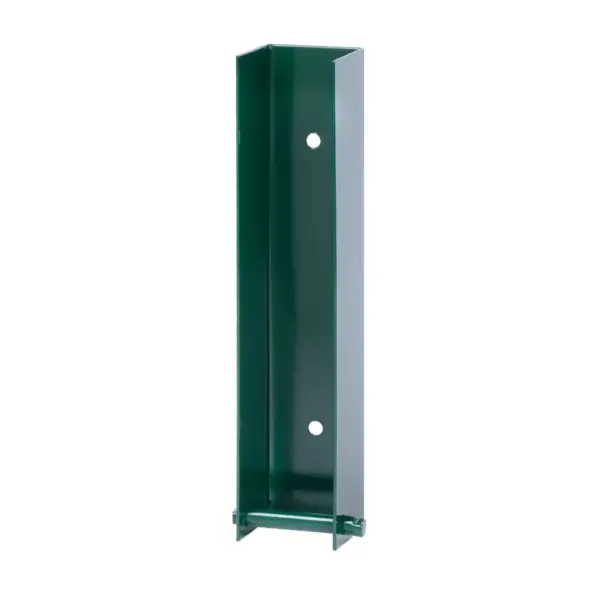 Držiak Strend Pro EUROSTANDARD je spoľahlivý a pevný držiak na podhrabové dosky s rozmermi 40x200 mm. Vďaka zelenej farbe RAL6005 sa skvele hodí do exteriéru a prichádza so všetkými potrebnými skrutkami pre jednoduchú inštaláciu. Ideálny pre bezpečné upevnenie a podporu podhrabových dosiek vo vašom dome alebo záhrade.