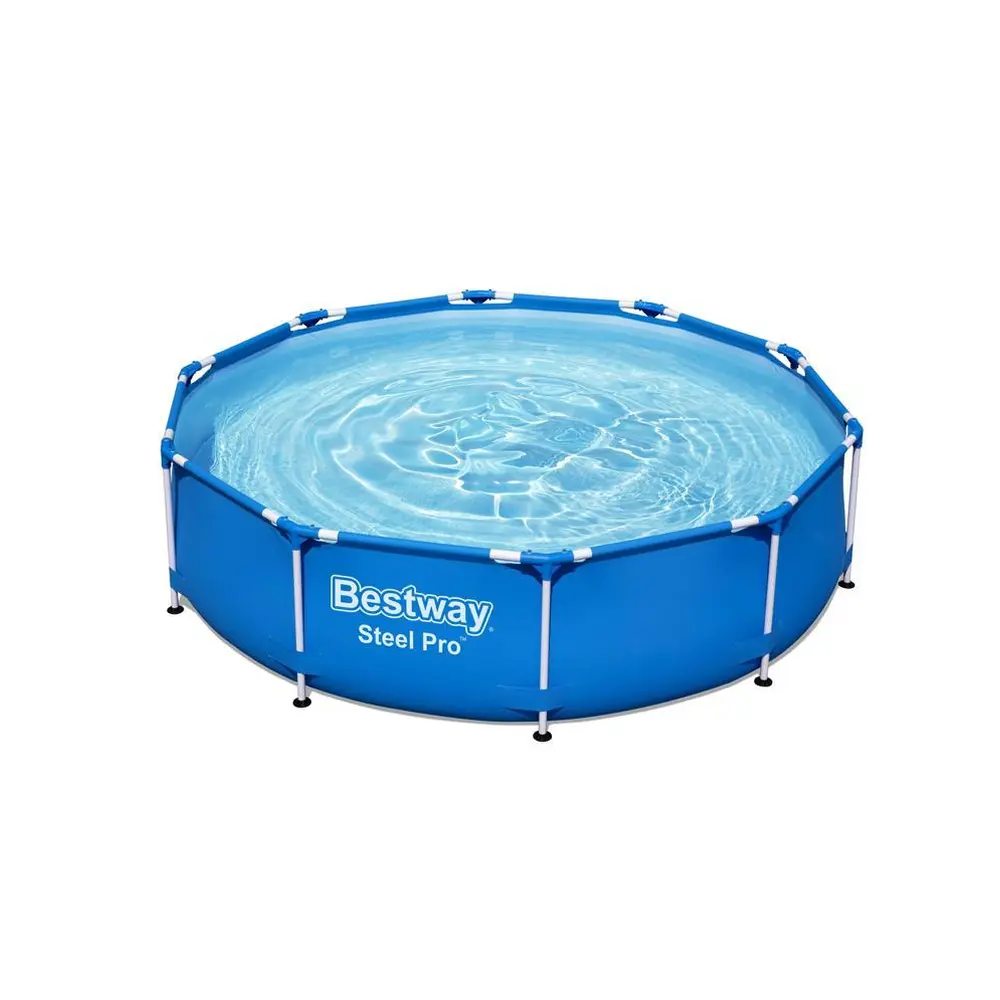 - 305 x 76 cm- Objem vody (90%) 4 678 L- Jednoduché zostavenie- Vstavaný ventil regulácia vypúšťania uľahčuje vypúšťanie pripojením ventilu záhradnej hadice- Mimoriadne pevné bočné steny tohto bazéna sú konštruované z materiálu DuraPlus™