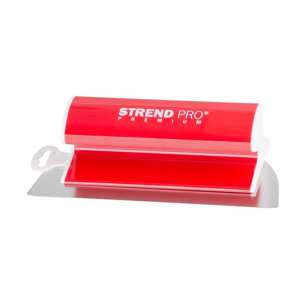 Hladítko Strend Pro Premium je určené na vyhladenie sadrových stierok a omietok a na tmelenie pri sadrokartónových prácach. Ideálne na použitie pri dekoratívnych omietkach. Ľahká manipulácia zaručuje precíznu prácu