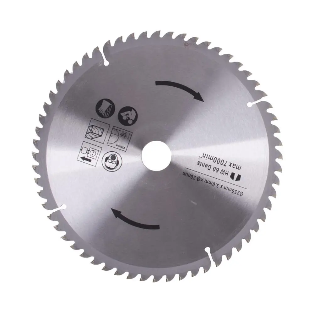 Pílový kotúč MST20-255 s priemerom 255 mm sa vyznačuje dlhou životnosťou a excelentnou kvalitou rezu. Kotúč je vybavený 60 zubami.