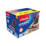 Kompletná sada mopu a vedra Vileda Ultramax je ideálnou voľbou pre každodenné čistenie podlahy. Vďaka umývaciemu návleku 2v1 z mikrovlákien a abrazívnych vlákien odstráni všetky nečistoty a škvrny na podlahe.