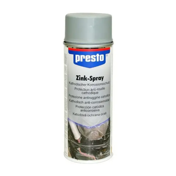 Sprej presto® Zinkový je ideálny pre ochranu kovových povrchov pred koróziou a hrdzou. Jeho vysoko kvalitná zinková zložka zaručuje dlhotrvajúcu ochranu a odolnosť voči poveternostným vplyvom. S jeho jednoduchým a rýchlym aplikovaním je tento sprej neoceniteľným pomocníkom pri údržbe a renovácii kovových častí.