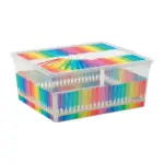 Úložný box C Box Arty Colours M s vekom dodá vášmu interiéru jedinečný prémiový nádych a dojem. Tento multifunkčný box predstavuje atraktívny a funkčný doplnok na uskladnenie najrôznejších predmetov a je ideálny na usporiadanie každej kúpeľne
