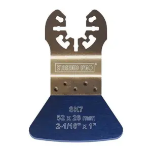 Naástroj Strend Pro škrabka by nemala chýbať vo výbave vašej dielne. Je určená na multibrúsku. Jej rozmer je 52x26 mm.