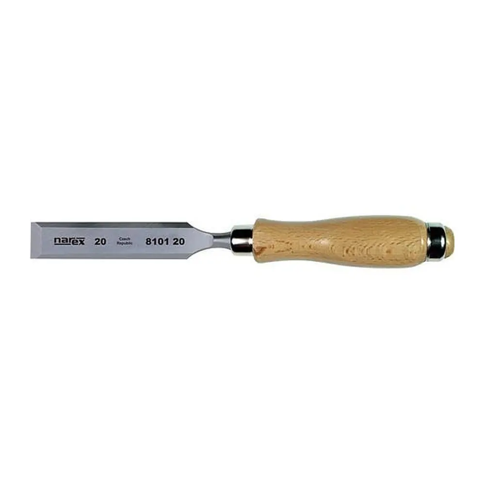 Dláto ploché Narex s rozmermi 40x155x304 mm.