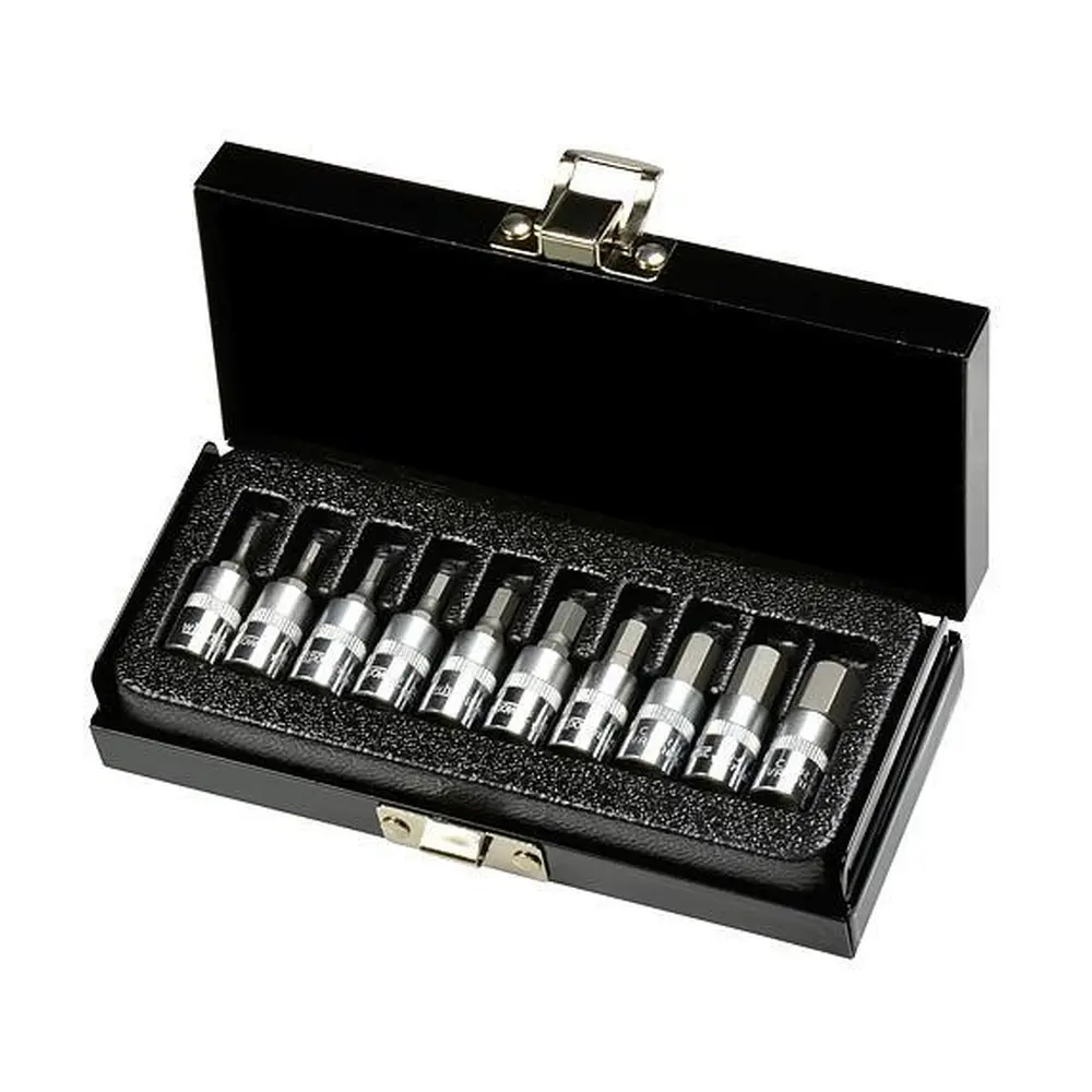 Zvýšte efektivitu svojej práce s touto 10-dielnou sadou hlavíc Whirlpower® 1612-0310. S univerzálnou veľkosťou 1/4" a odolným hexagonálnym dizajnom sú ideálne pre široké spektrum aplikácií. Nech už opravujete doma alebo v dielni