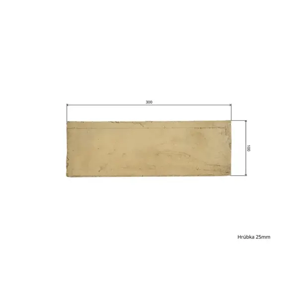 Šamot 30 x 10 x 2,5
