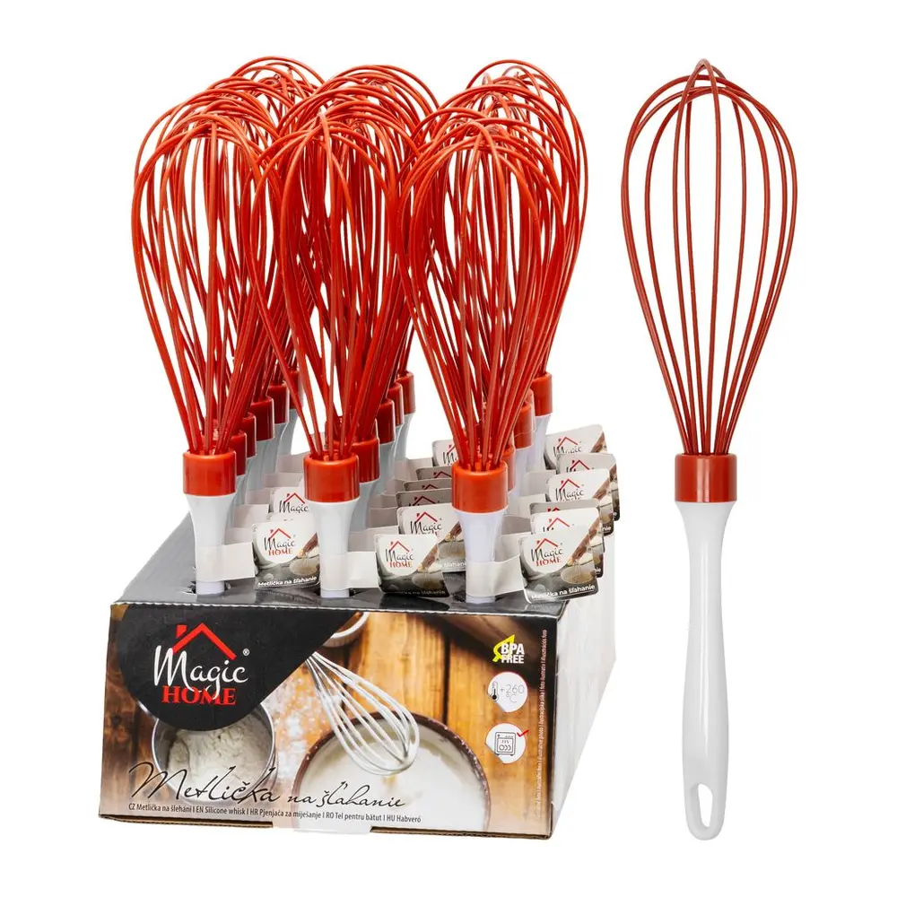 Silikónová metlička na šľahanie MagicHome – Sellbox 18 ks