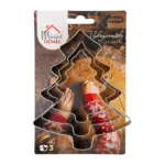 Oživte svoje vianočné pečenie s vykrajovačkami MagicHome! Tento set obsahuje tri formičky na pečenie v tvare stromčeka
