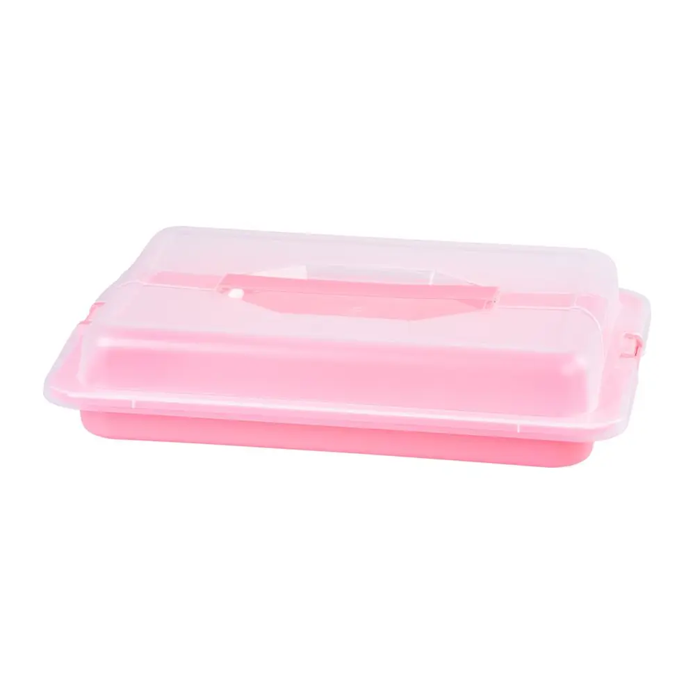 Box na zákusky MagicHome Caker s praktickým poklopom je skvelým pomocníkom do kuchyne. Umožňuje bezpečné prenášanie a skladovanie zákuskov