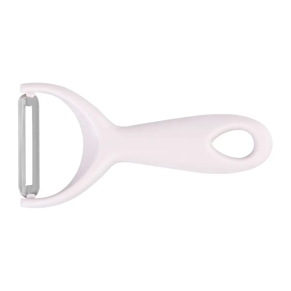 Kuchynská škrabka na zeleninu MagicHome je skvelý pomocník pri čistení zeleniny. Disponuje ergonomickou rukoväťou. Ostrá čepeľ je vyrobená z nerezu a rukoväť je plastová. Vhodná do umývačky na riad. Rozmery: 6