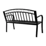 na terasu či balkón. Elegantný dizajn s jemnými kovovými detailmi dodáva priestoru romantický nádych a vytvára ideálne miesto na oddych.