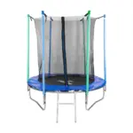 S trampolínou Skipjump zažijete veľa zábavy! Trampolína je určená výlučne na domáce používanie. Je vhodná pre deti. Maximálna nosnosť trampolíny je 50 kg. Preťaženie však môže trampolínu poškodiť! Nie je vhodná ako profesionálne náčinie. Trampolína disponuje kvalitnou polypropylénovou plochou na skákanie a pevnou