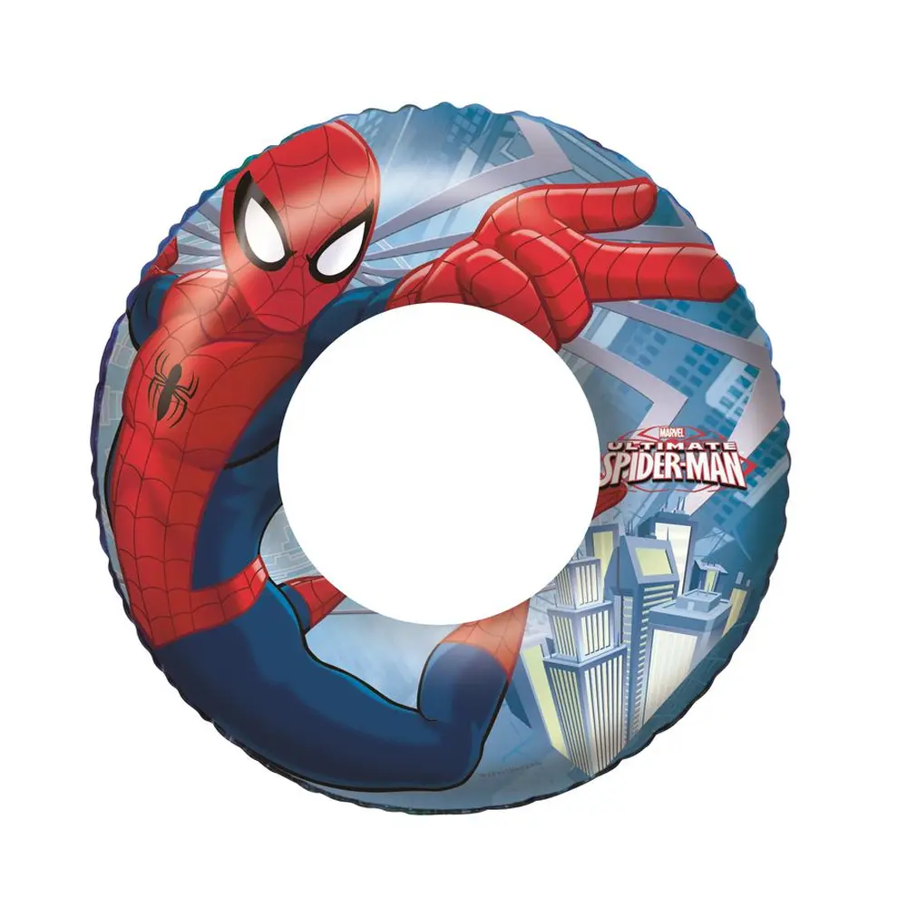 Detský nafukovací kruh je určený na použitie vo vode. Vďaka grafike Spider-Mana a modrej farbe zaujme najmä chlapcov. Je skvelou pomôckou pre deti