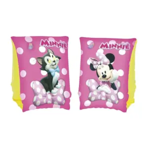 Detské rukávniky zaujmú svojím farebným prevedením a dizajnom Minnie. Sú skvelou pomôckou pri plávaní. Vďaka nim sa deti cítia bezpečne a naučia sa plávať. Rukávniky sú vybavené bezpečnostnými ventilmi s poistkou a dvoma vzduchovými komorami