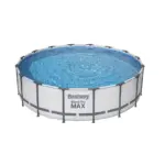 ako bazén priamo vo vašom dvore? Nadzemný bazén Bestway® Steel Pro MAX ™  ponúka extrémne odolný variant za skvelú cenu. Tiež má dostatok miesta pre vašu rodinu a priateľov