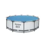 bráni odporovaniu vody a udržuje ju teplú. Plachta sa ľahko inštaluje a je extrémne odolná. Je vhodná pre bazény Fast Set™ a Steel Pro™ s priemerom 3